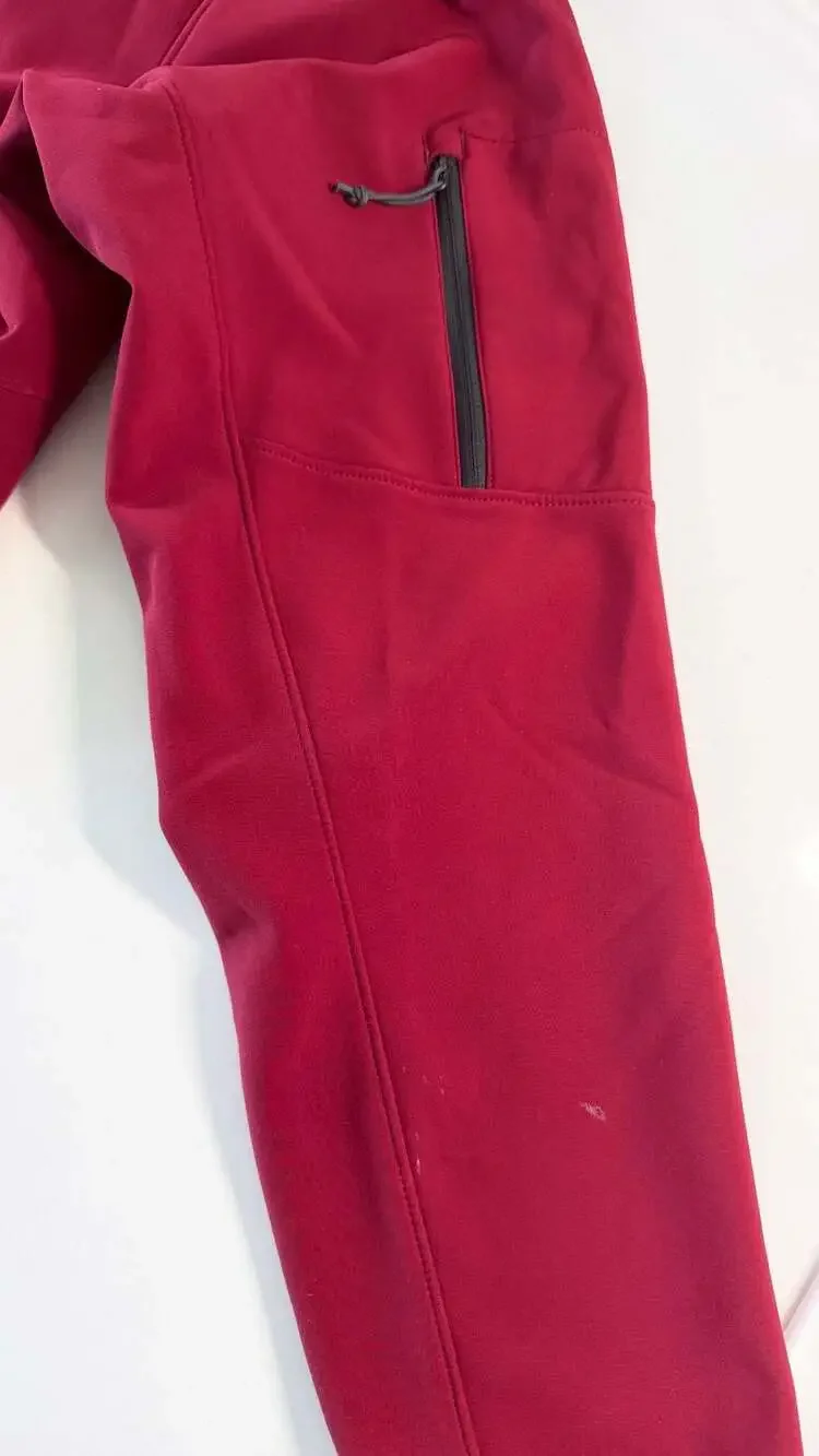 The North Face Apex Bionic Hooded Softshell Jacket maroon - Large